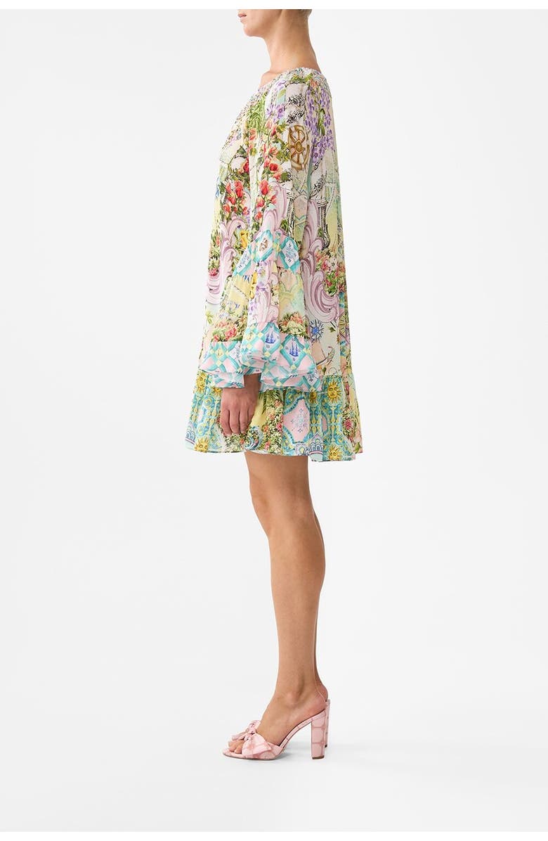 Camilla A Line Frill Dress Just Coasting, Alternate, color, 