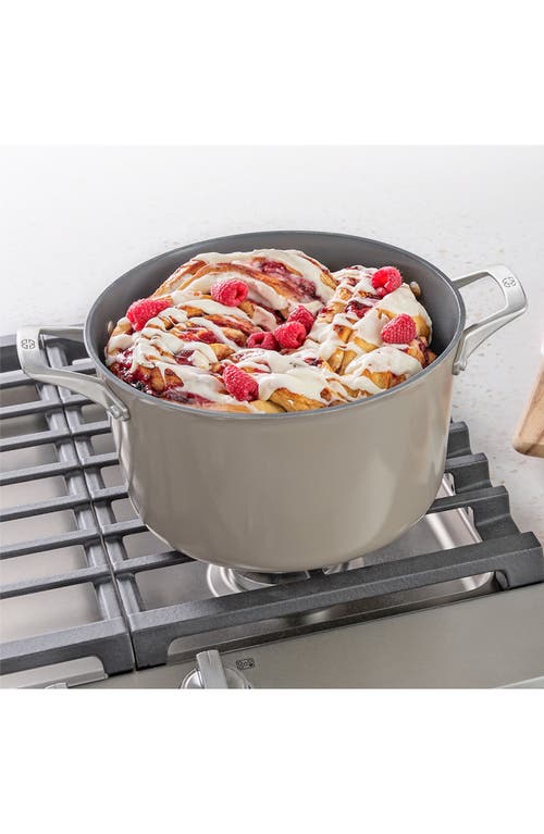 Calphalon Premier Ceramic Nonstick 7-quart Dutch Oven With Lid In Nude