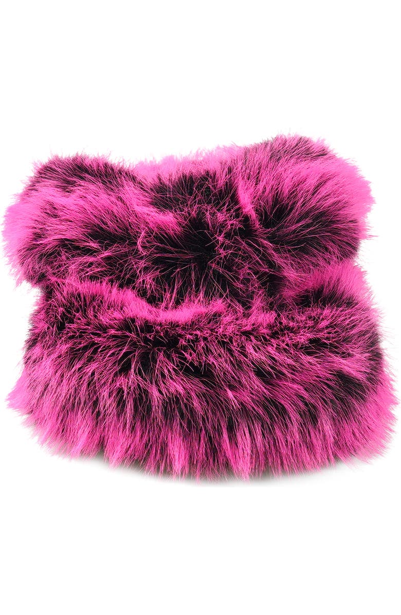 ZIGI Whimzy Faux Fur Slipper, Alternate, color, Fuchsia Faux