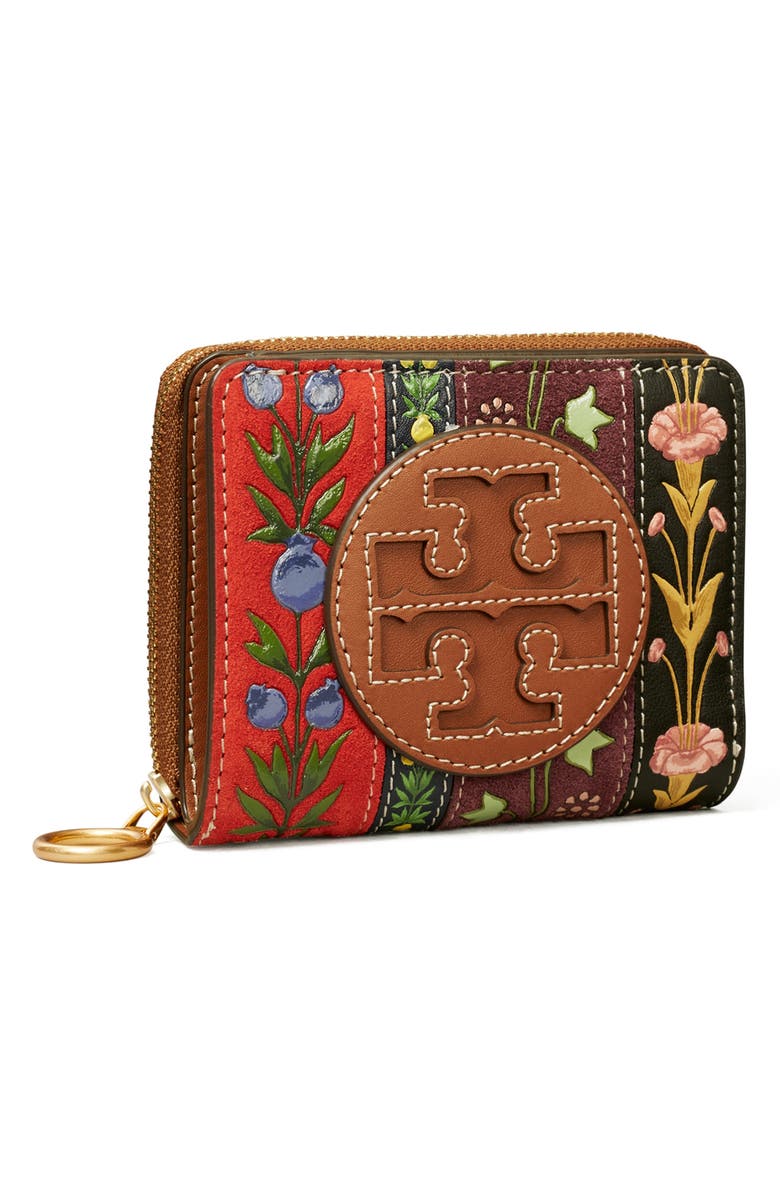 Tory Burch Perry Bombe Ribbon Patchwork Leather Bifold Wallet, Alternate, color,