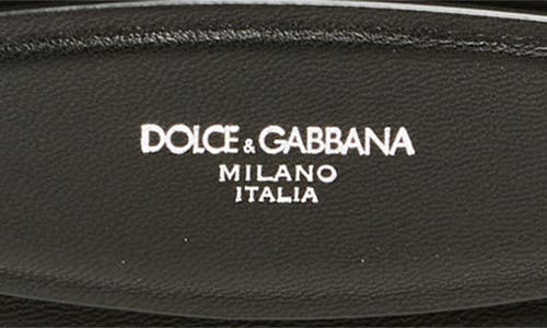 Dolce & Gabbana Dolce&gabbana Leather Belt Bag In 80999 Nero