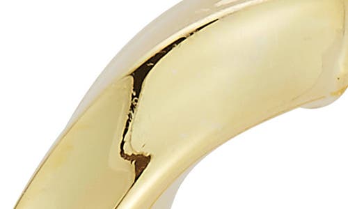 Glaze Jewelry Oval Twist Hoop Earrings In Gold