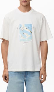 MANGO Relaxed Fit Graphic T-Shirt