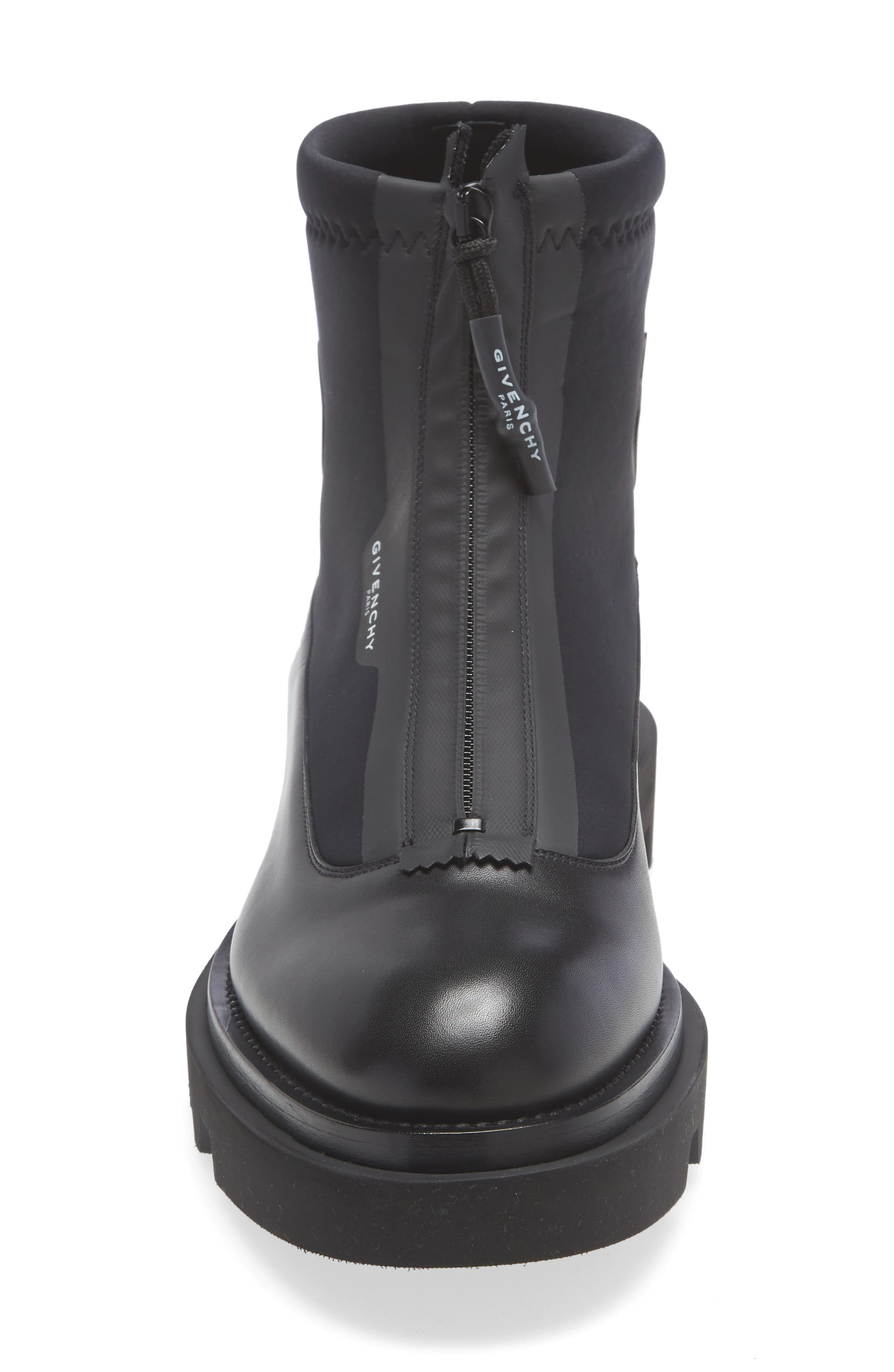 Givenchy Zip Combat Boot, Alternate, color, 