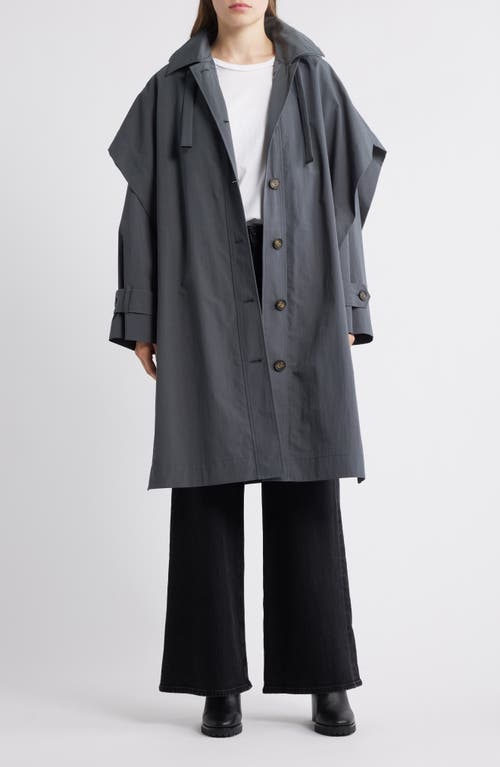 Bernardo Longline Belted Raincoat