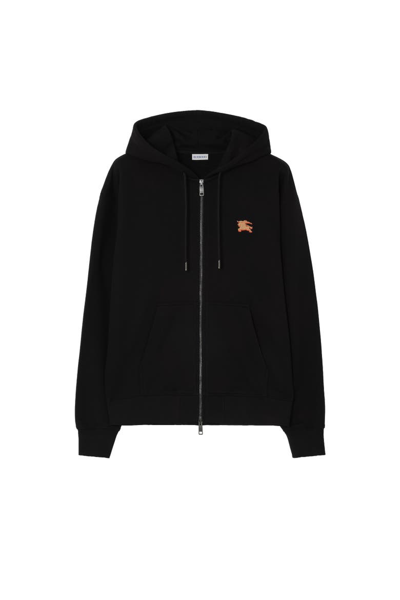 Knight Check Zip Hoodie, Alternate, color, Black