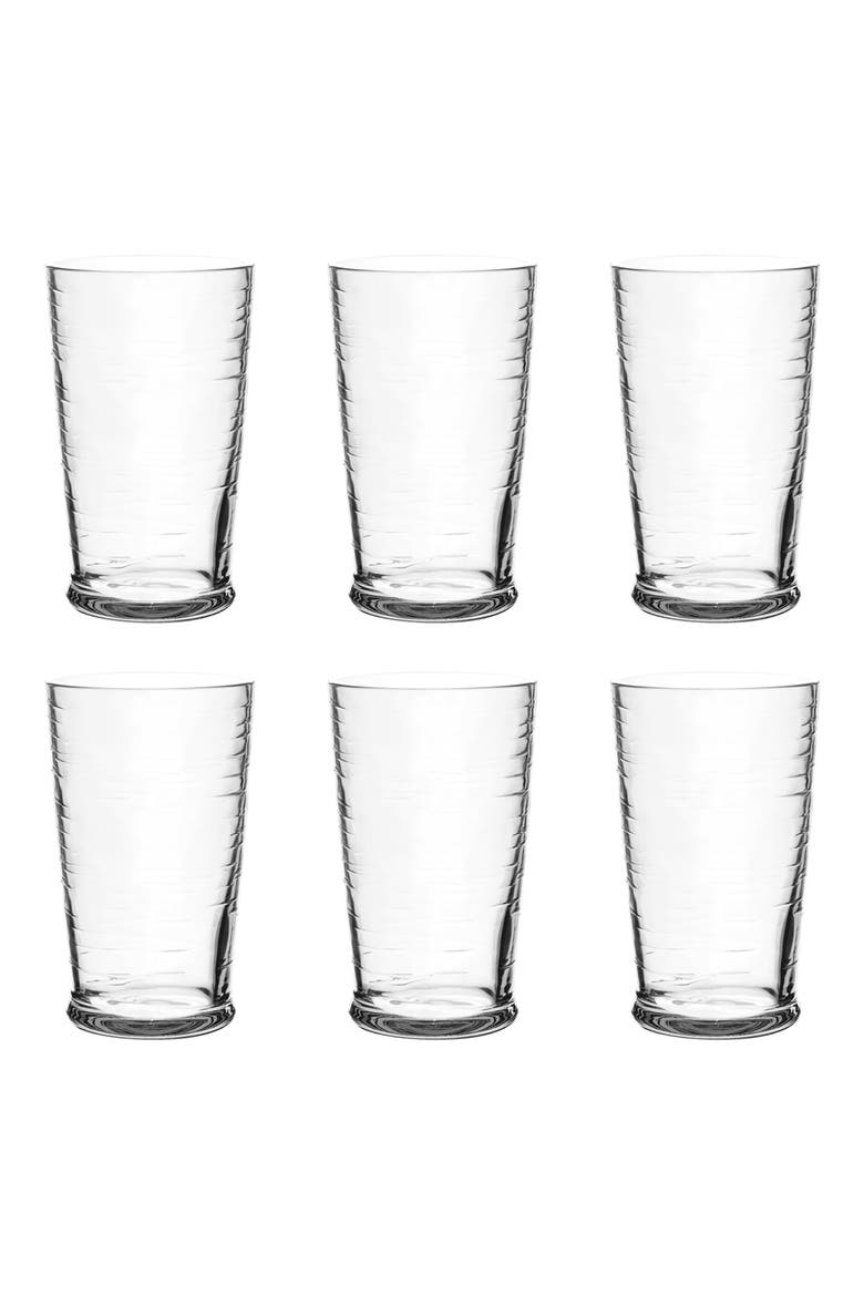 6-Pack Cordoba Jumbo Glasses, Main, color, CLEAR