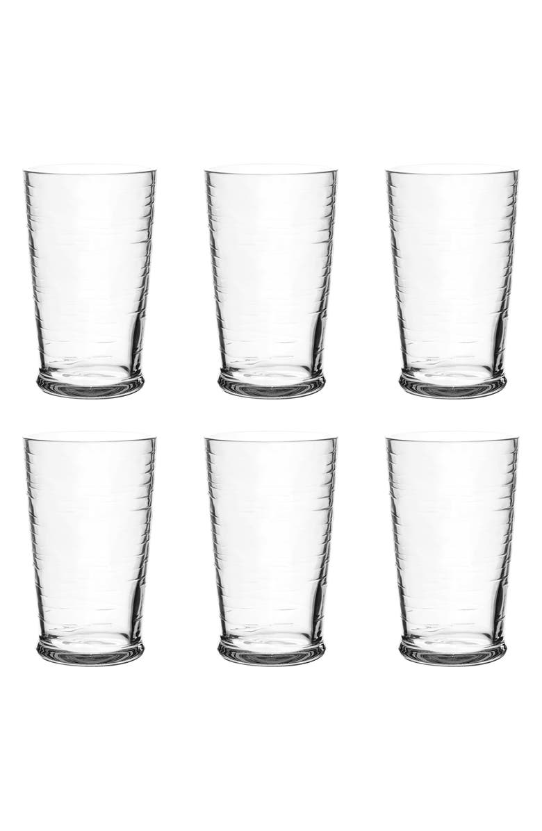 TarHong 6-Pack Cordoba Jumbo Glasses, Main, color, Clear