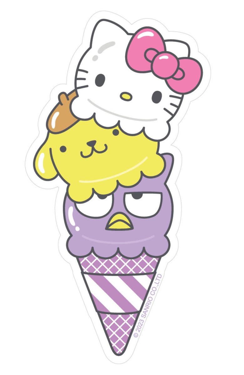 PIPSTICKS x Sanrio Hello Kitty<sup>®</sup> & Friends Triple Dip Vinyl Sticker, Main, color,