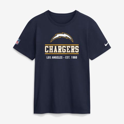 Men's Nike Navy Los Angeles Chargers Sideline Alternate Final Sprint Dri-FIT T-Shirt