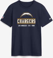 Nike Men's Nike Navy Los Angeles Chargers Sideline Alternate Final Sprint Dri-FIT T-Shirt