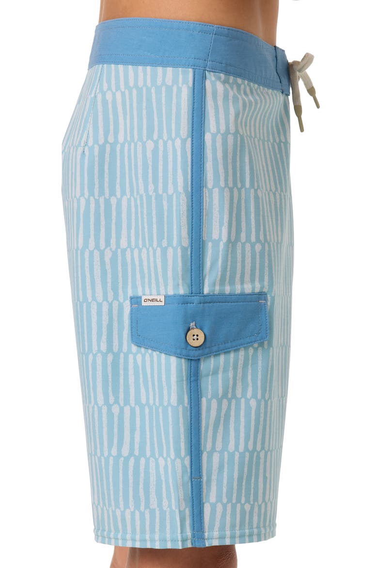 Kids' Lineup Board Shorts, Alternate, color, STONE BLUE
