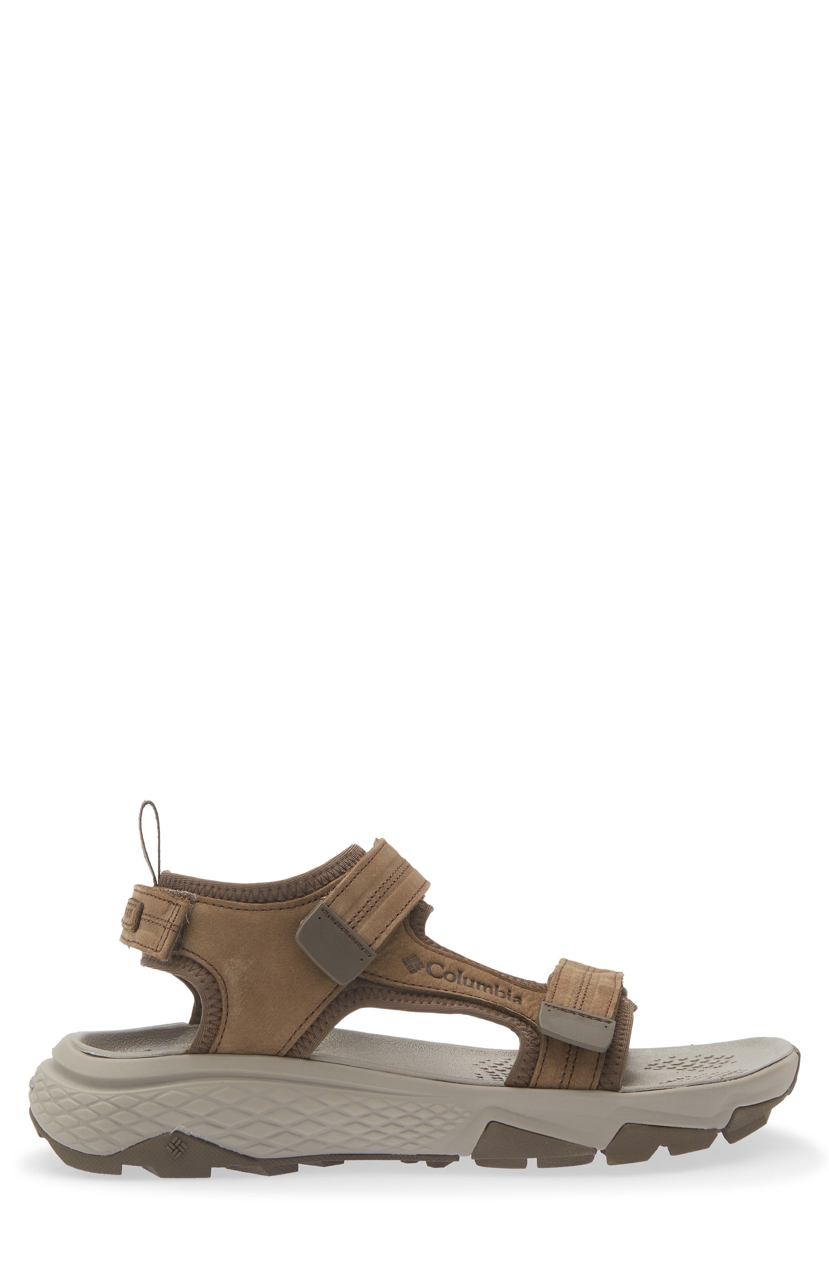 Peakfreak Rush Leather Sandal, Alternate, color, MUD/ KETTLE