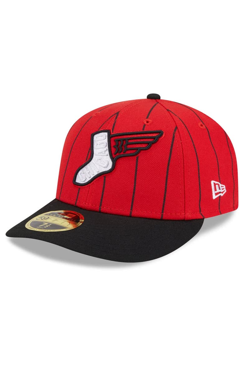 Men's New Era Red/Black Chicago White Sox 2025 City Connect Low Profile 59FIFTY Fitted Hat, Main, color, Red