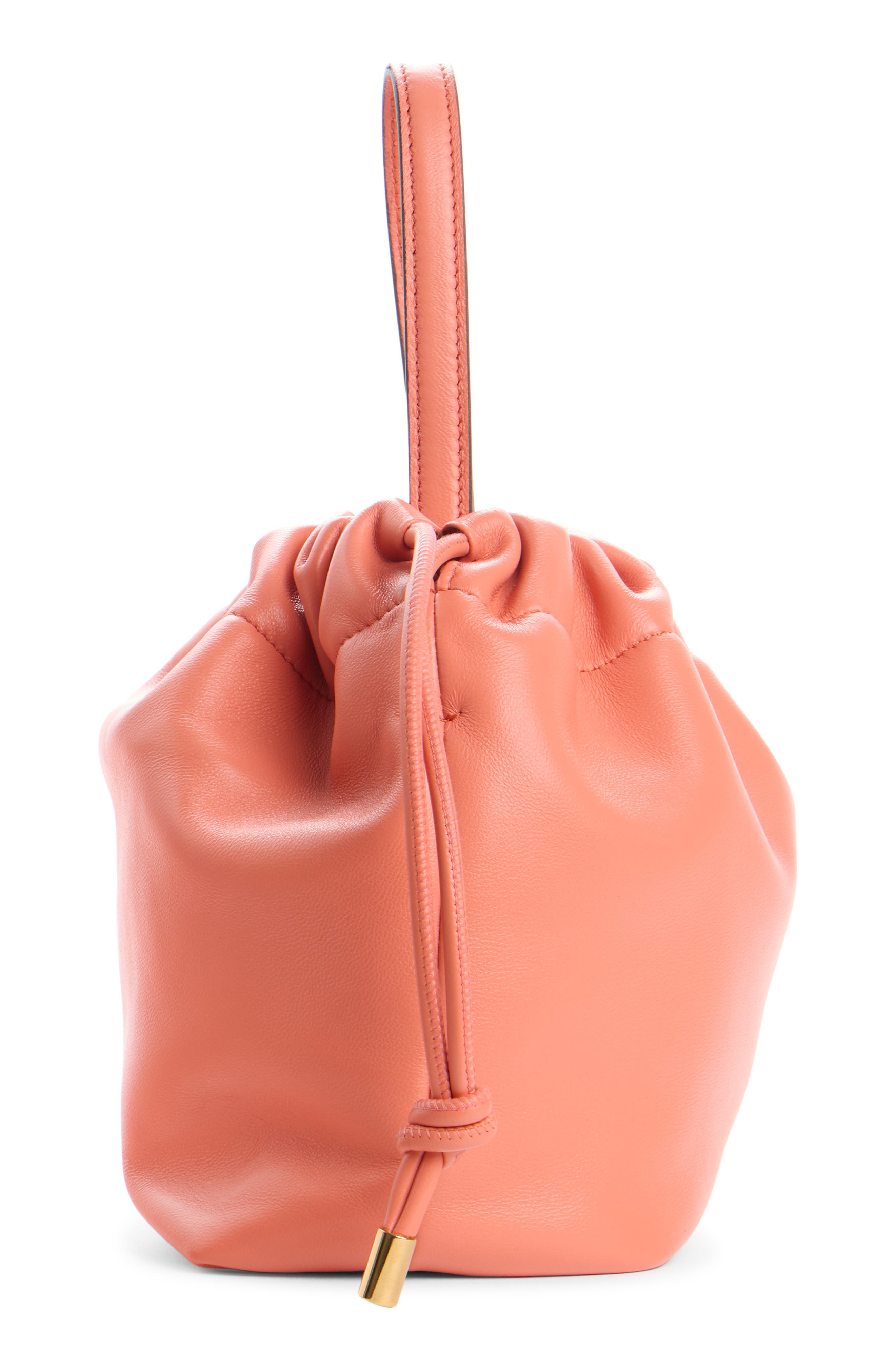 Chloé Mini Icons Leather Shoulder Bag, Alternate, color, Camellia Coral
