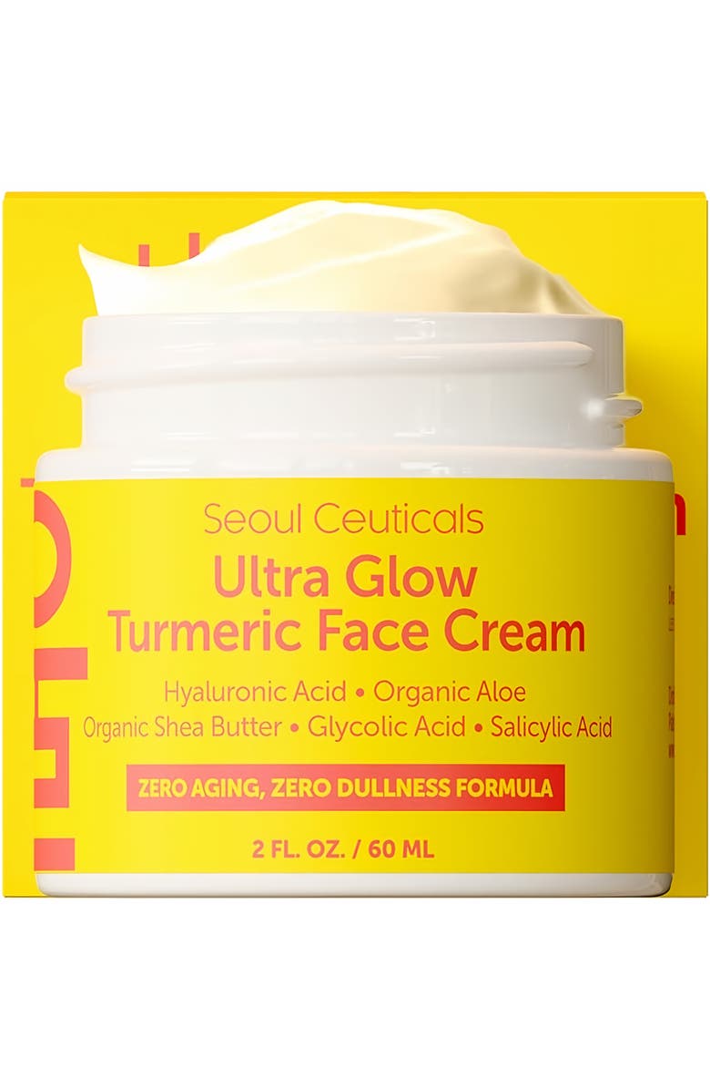 Seoul Ceuticals Ultra Glow Korean Turmeric Face Cream, Alternate, color, Clear