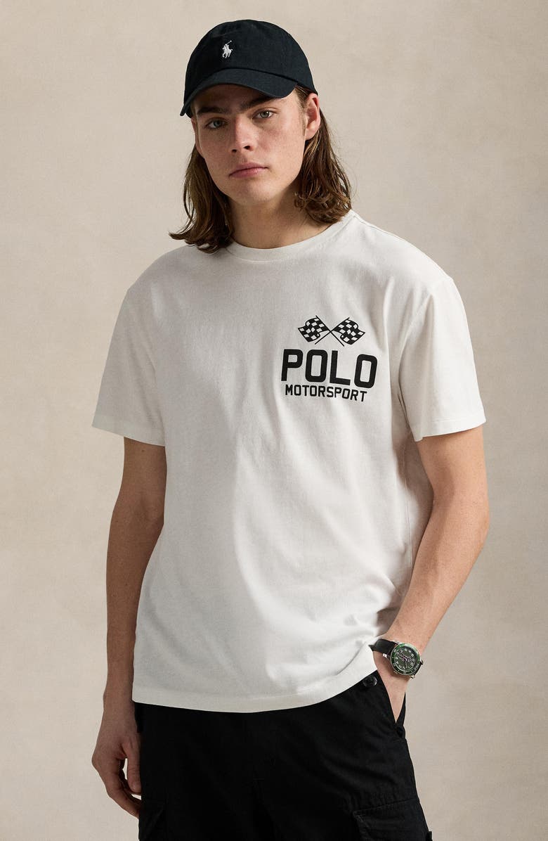 Polo Ralph Lauren Slub Jersey Graphic T-Shirt, Alternate, color,