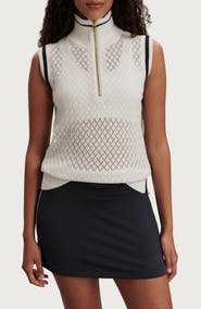 Varley Stefan Half Zip Knit Vest