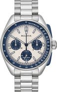 BULOVA Lunar Pilot Chronograph Watch, 43.5mm