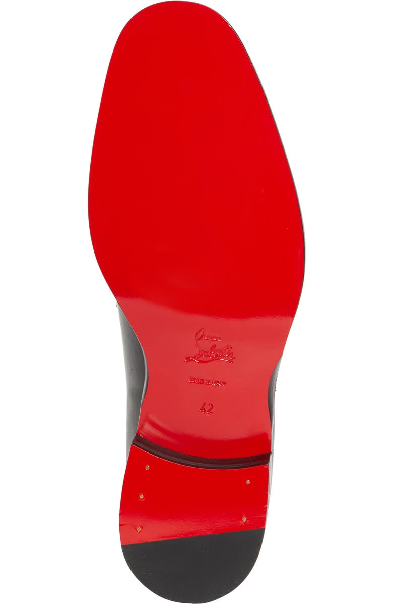 Christian Louboutin Sartok Double Monk Strap Shoe, Alternate, color, Black