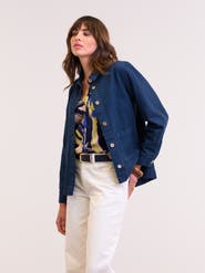 Celtic & Co. Cotton Twill Pleat Back Jacket