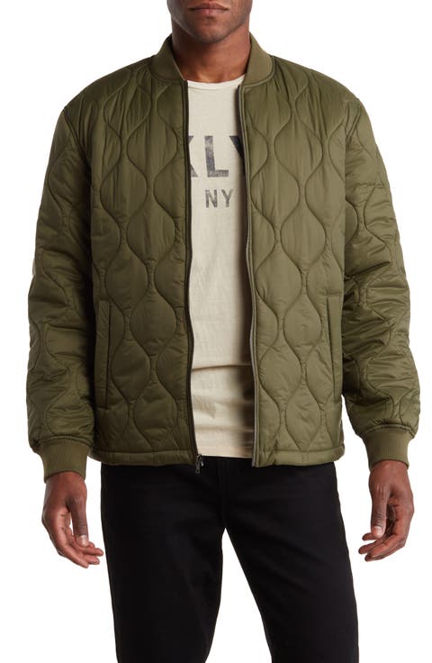 Quilted Bomber Jacket