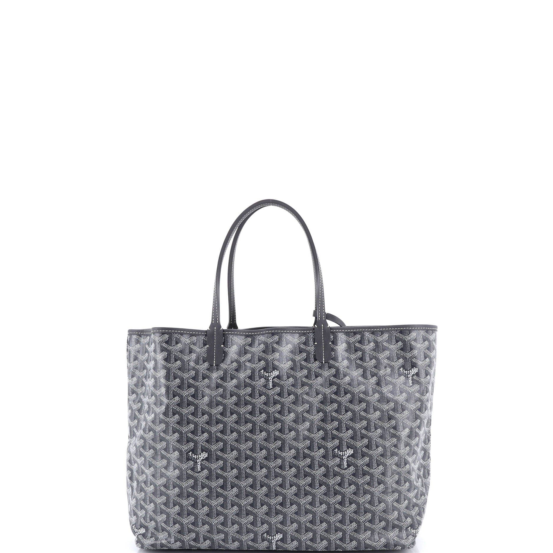 Pre-Owned Goyard Saint Louis Tote Coated Canvas PM, Alternate, color, Gray