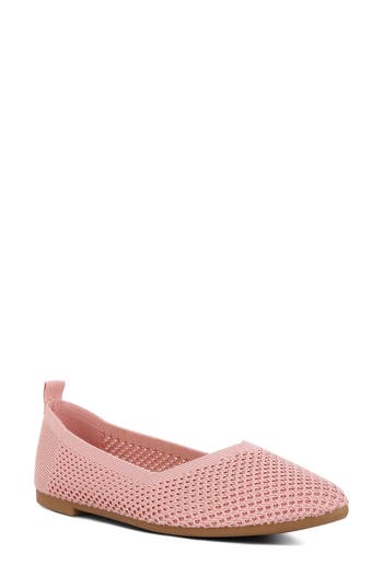 London Rag Selaris Flat In Pink