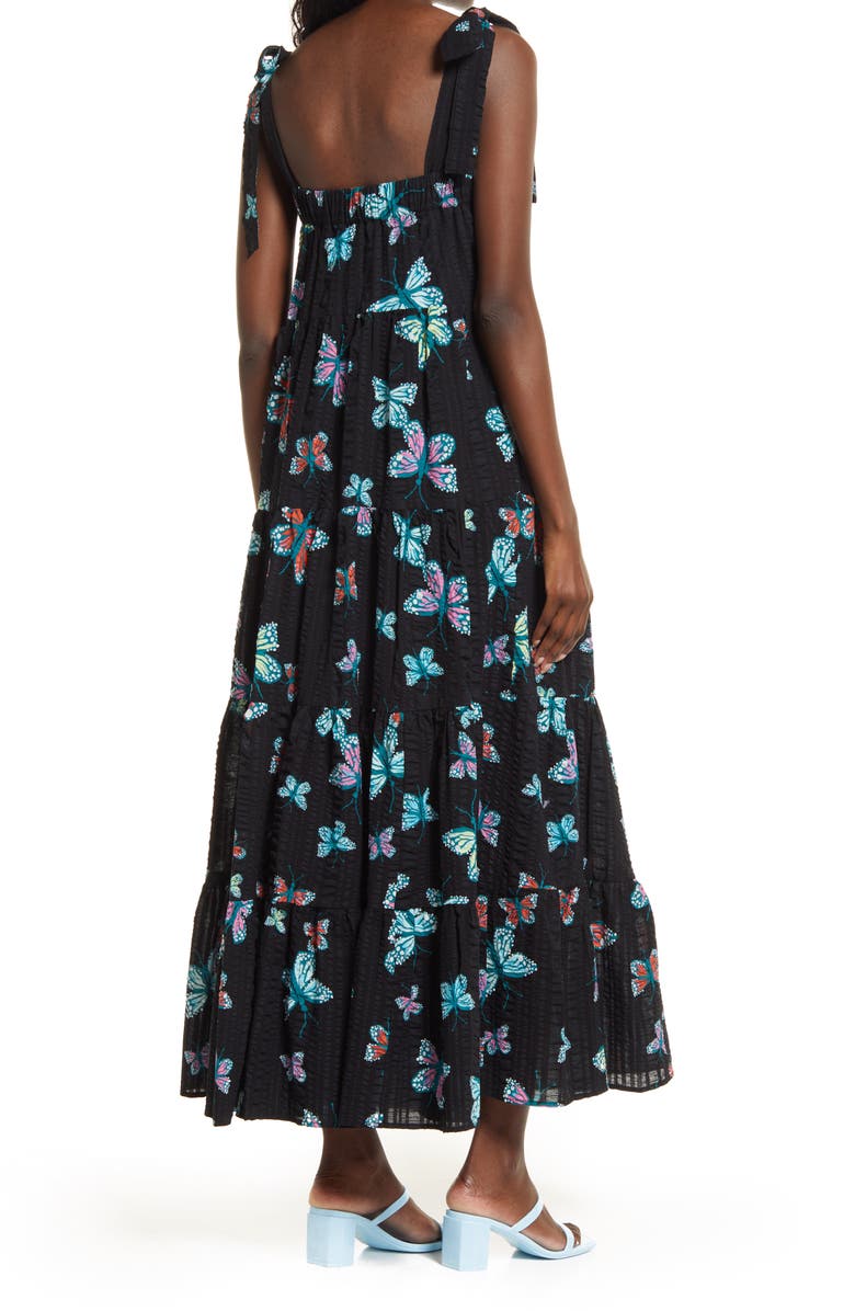Nordstrom Cristina Martinez Print Tiered Sundress, Alternate, color,