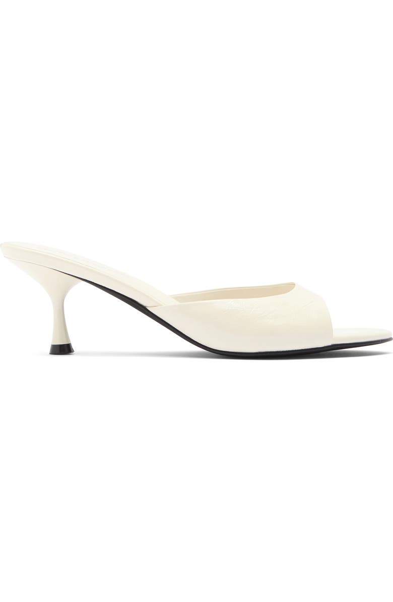 Jeffrey Campbell Spy-Kid Slide Sandal, Alternate, color, Off White Crinkle Patent
