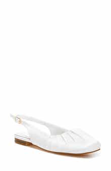 Rag & Co Cheeni Satin Slingback Flat