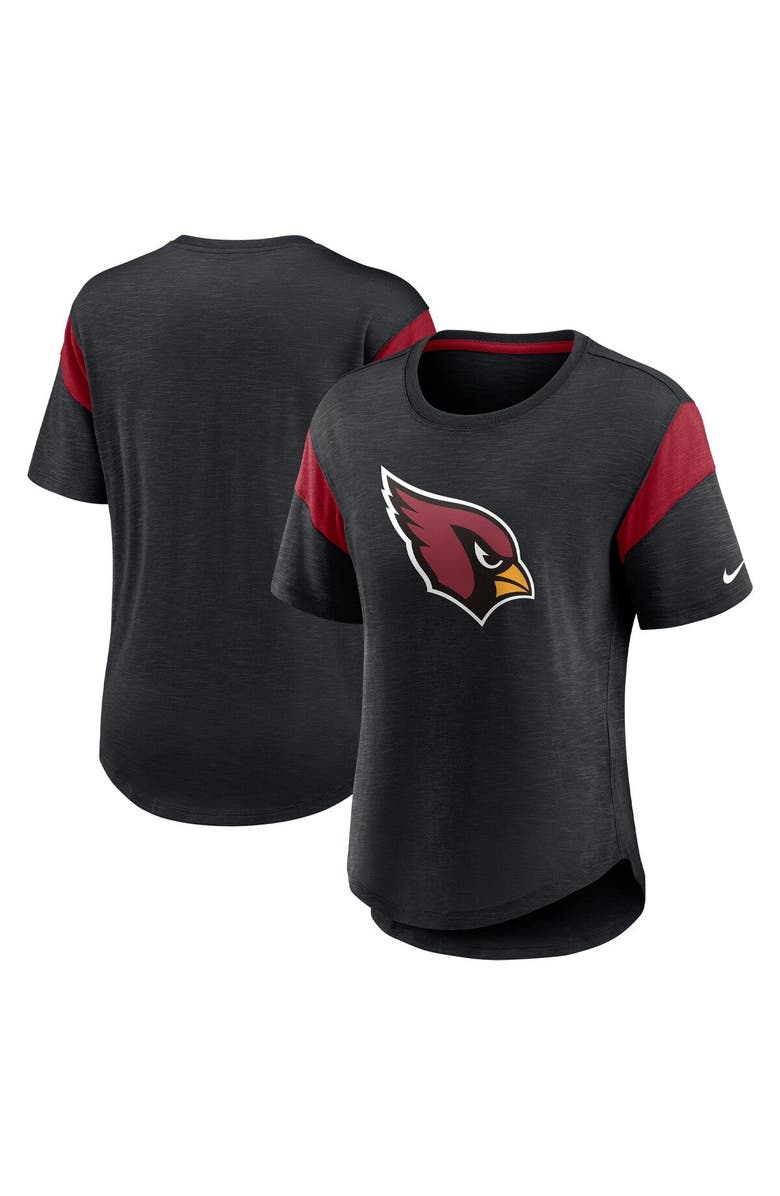 Nike Women's Nike Heather Black Arizona Cardinals Primary Logo Fashion Top, Main, color, Heather Black