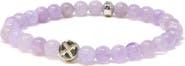 Anzie Jac + Jo Soul Amethyst Beaded Stretch Bracelet