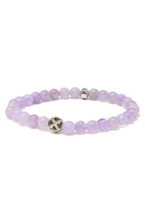 Anzie Jac + Jo Soul Amethyst Beaded Stretch Bracelet