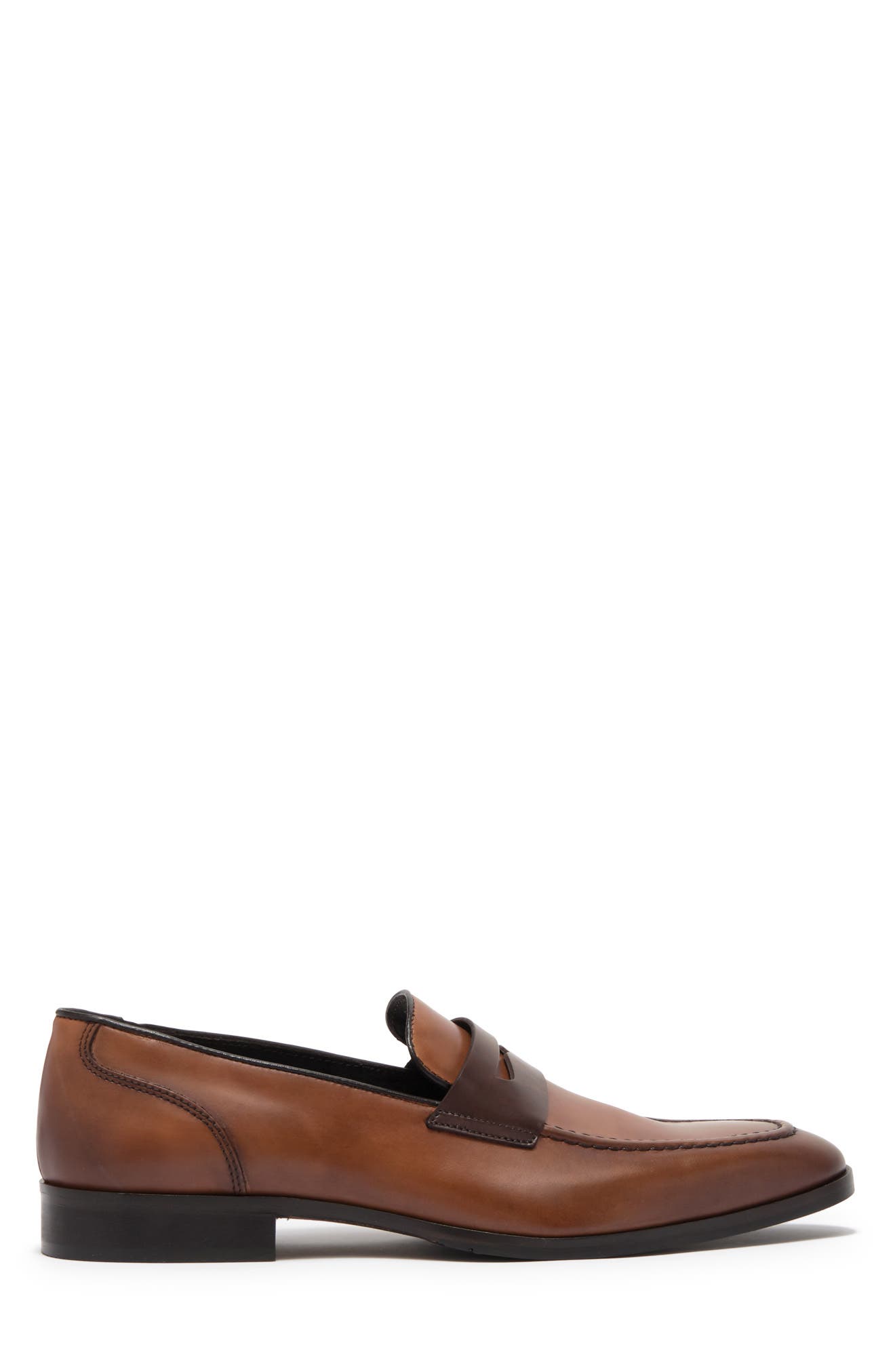 Bruno Magli Cassiano Leather Penny Loafer, Alternate, color, 