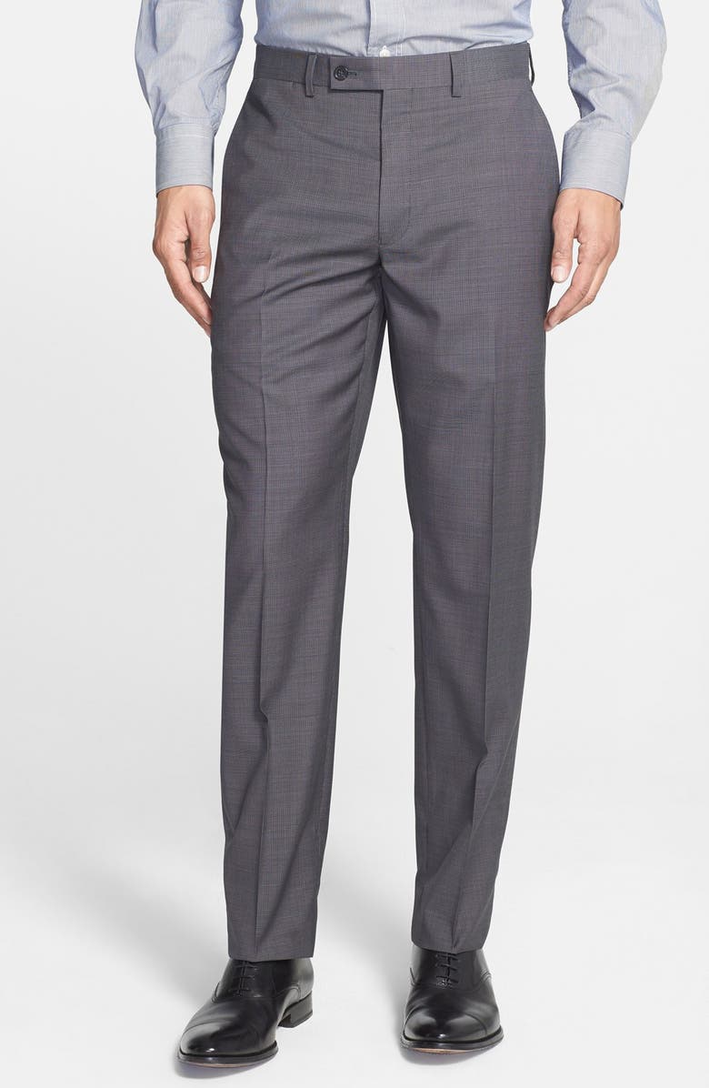 Michael Kors Trim Fit Solid Wool Suit, Alternate, color, 