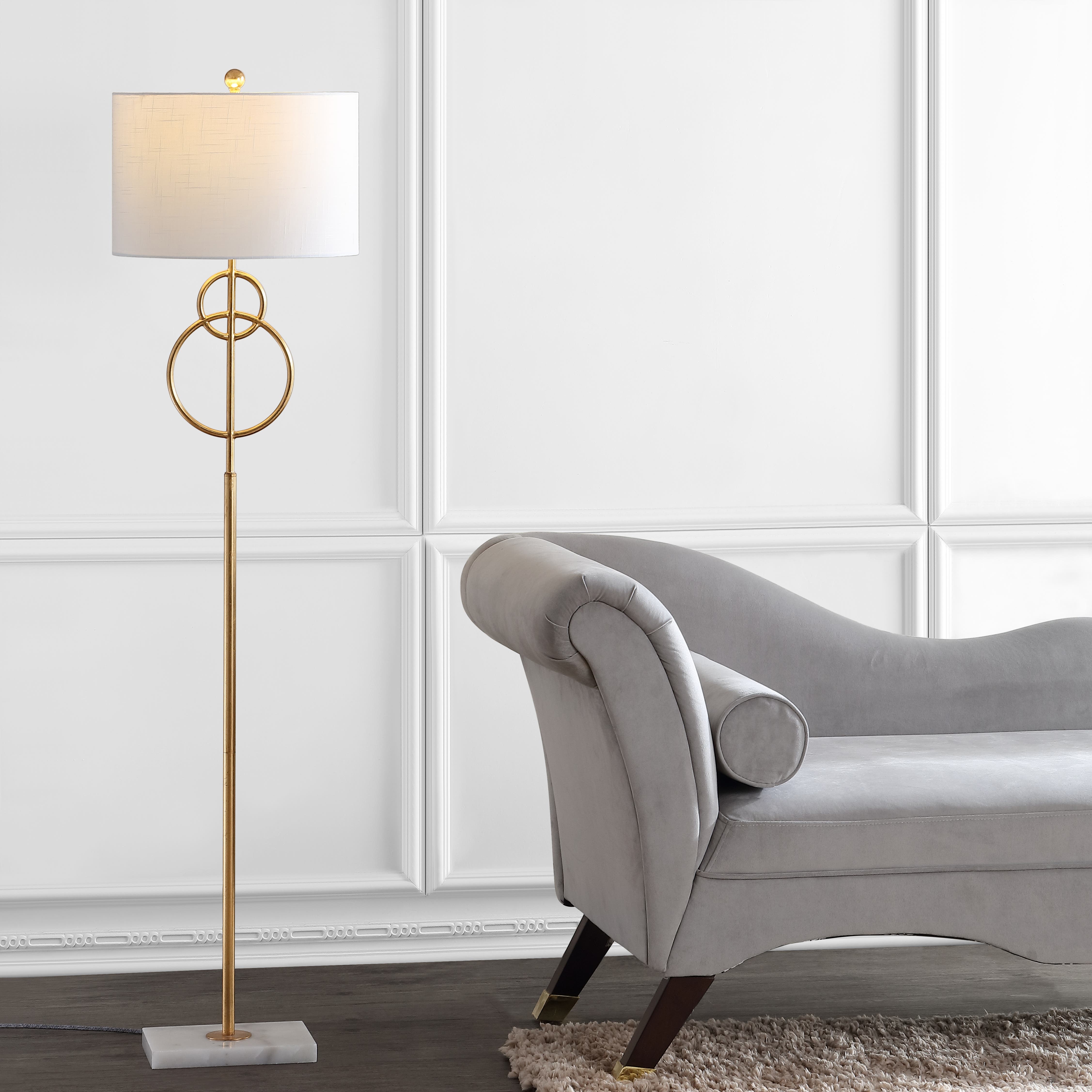 selected Gold Leaf/White