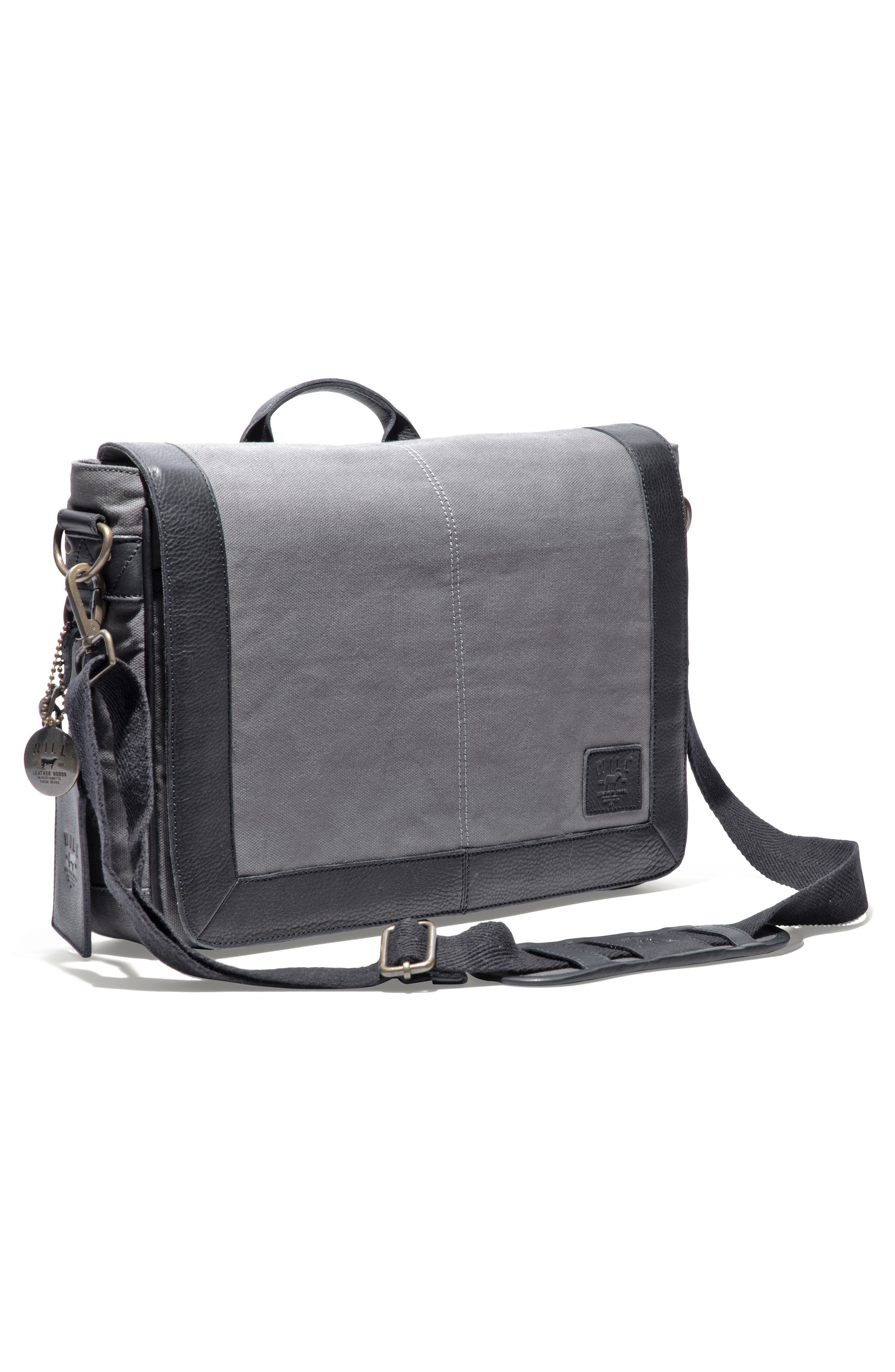 Will Leather Goods Commuter Slim Messenger Bag, Alternate, color, 