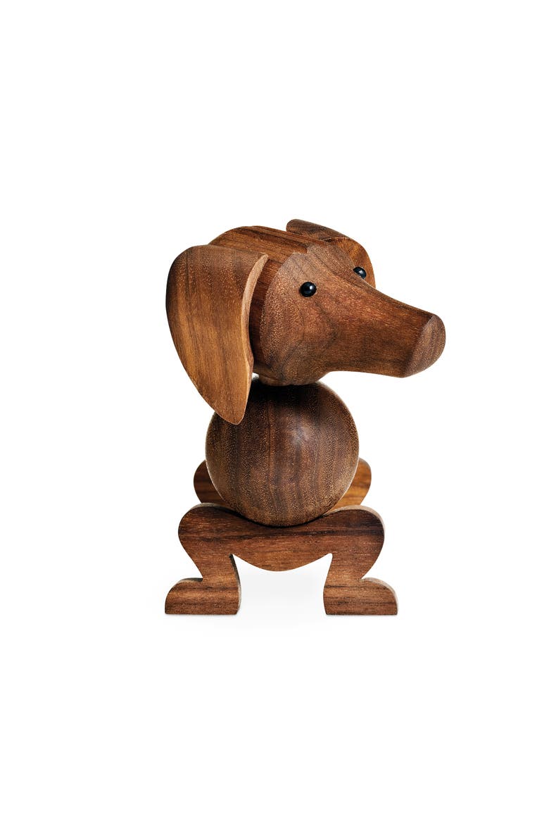 Kay Bojesen Dog Small, Alternate, color, Walnut