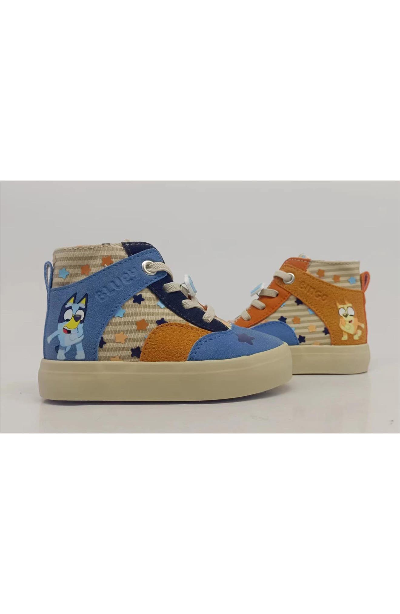 Ground Up Kids' Colorblock Bluey High Top Sneaker, Alternate, color, 
