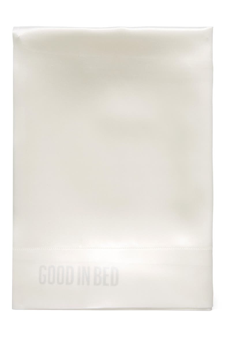 Washable Silk Pillowcase, Main, color, TRANQUIL WHITE