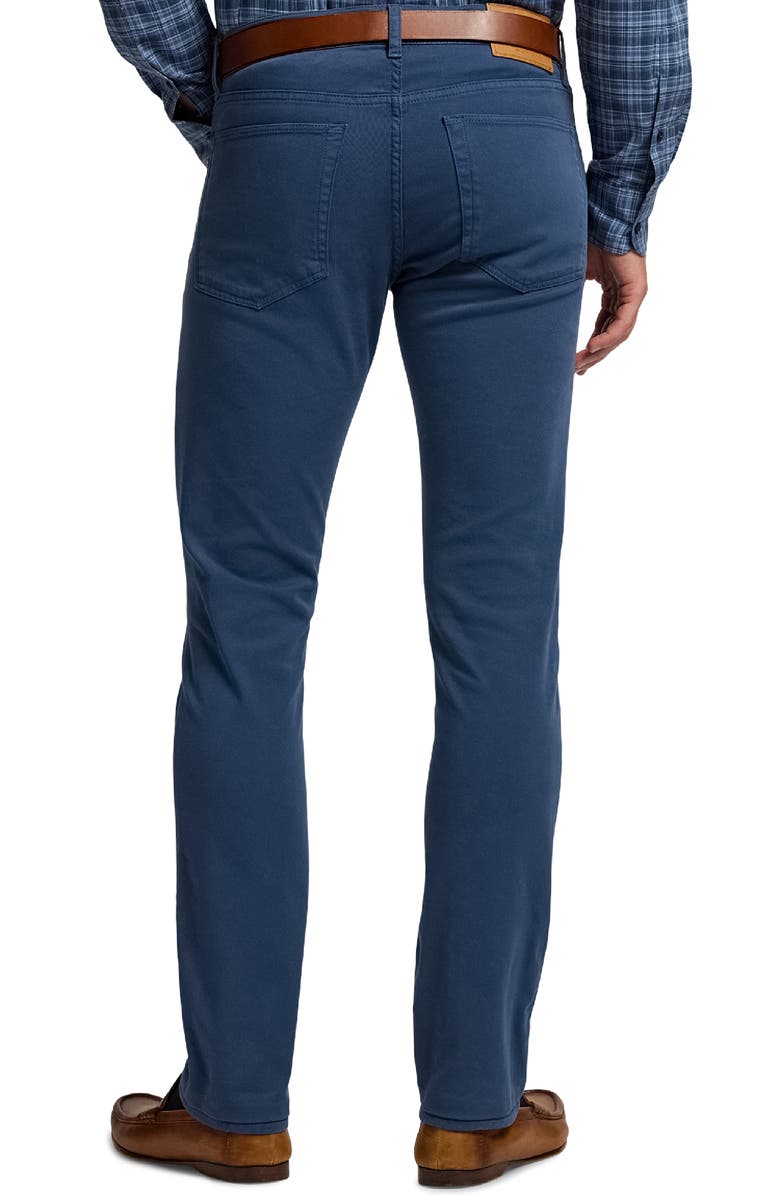 Ralph Lauren Purple Label Sherrington Slim Fit Five-Pocket Stretch Twill Pants, Alternate, color, Soft Blue