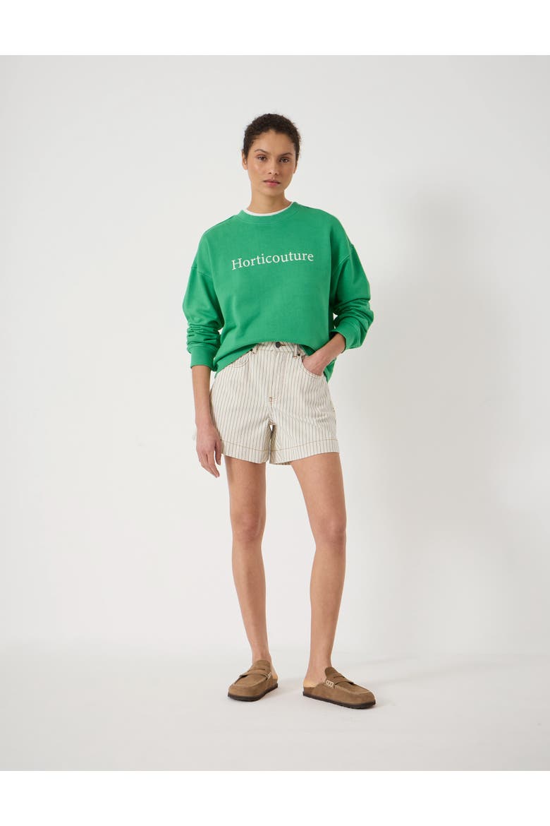 Horticouture Printed Graphic Sweatshirt, Alternate, color, Bright Green