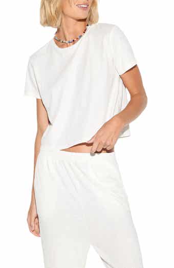 Spiritual Gangster Quincey Slub Cotton Crop T-Shirt