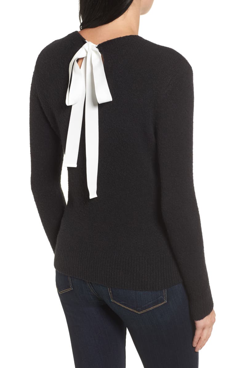 Halogen<sup>®</sup> Tie Back Sweater, Alternate, color, 