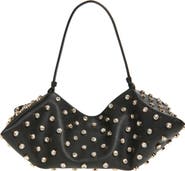 Altuzarra Origami Crystal Studded East/West Leather Bag