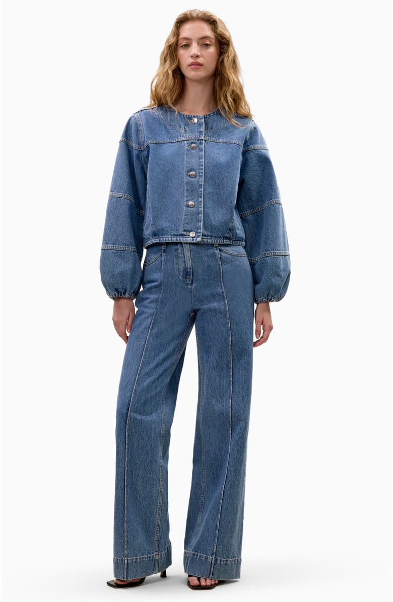 Rebecca Taylor Dax Denim Jacket, Main, color, Dax Wash