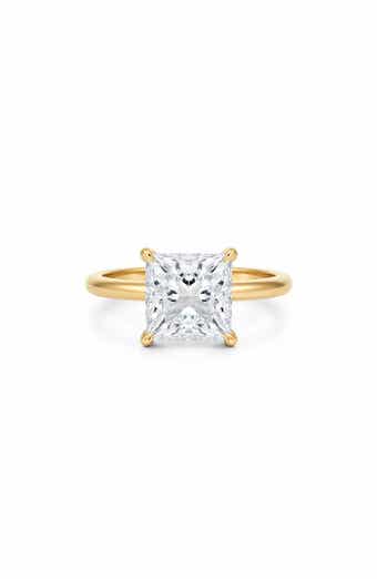 Princess Cut Cubic Zirconia Solitaire Ring