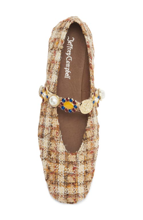 Jeffrey Campbell Amarissa Mary Jane Flat In Brown