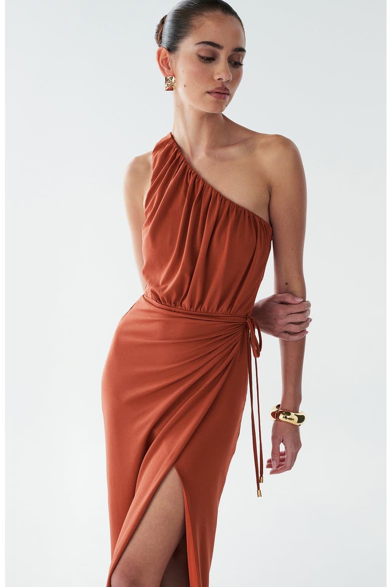 Avenly Maxi Dress, Alternate, color, Copper